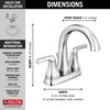 Two Handle Centerset Bathroom Faucet