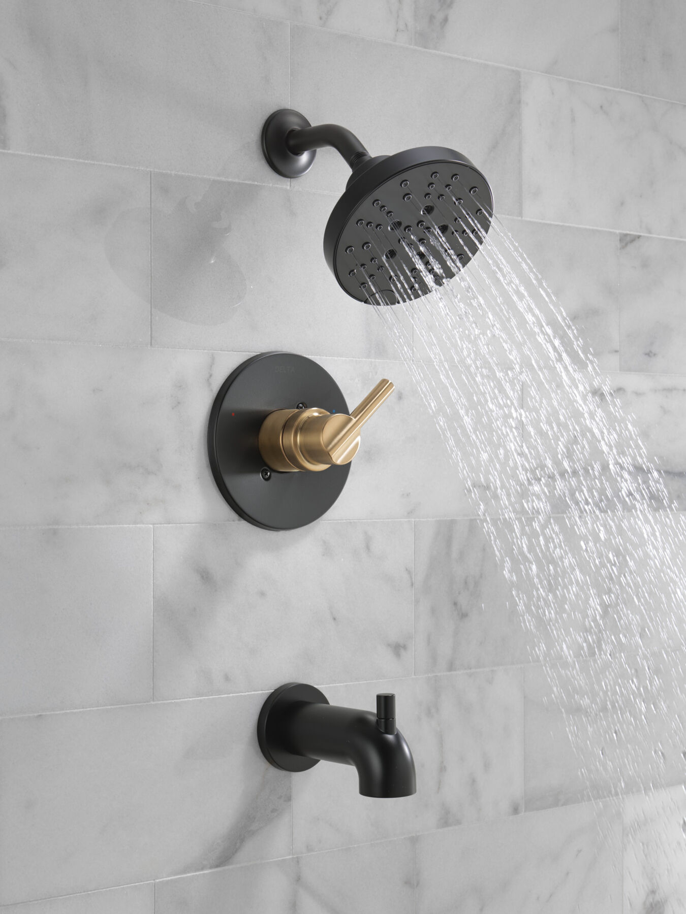 Tub/Shower Rough & Trim 1L 14S (Recertified), image 4