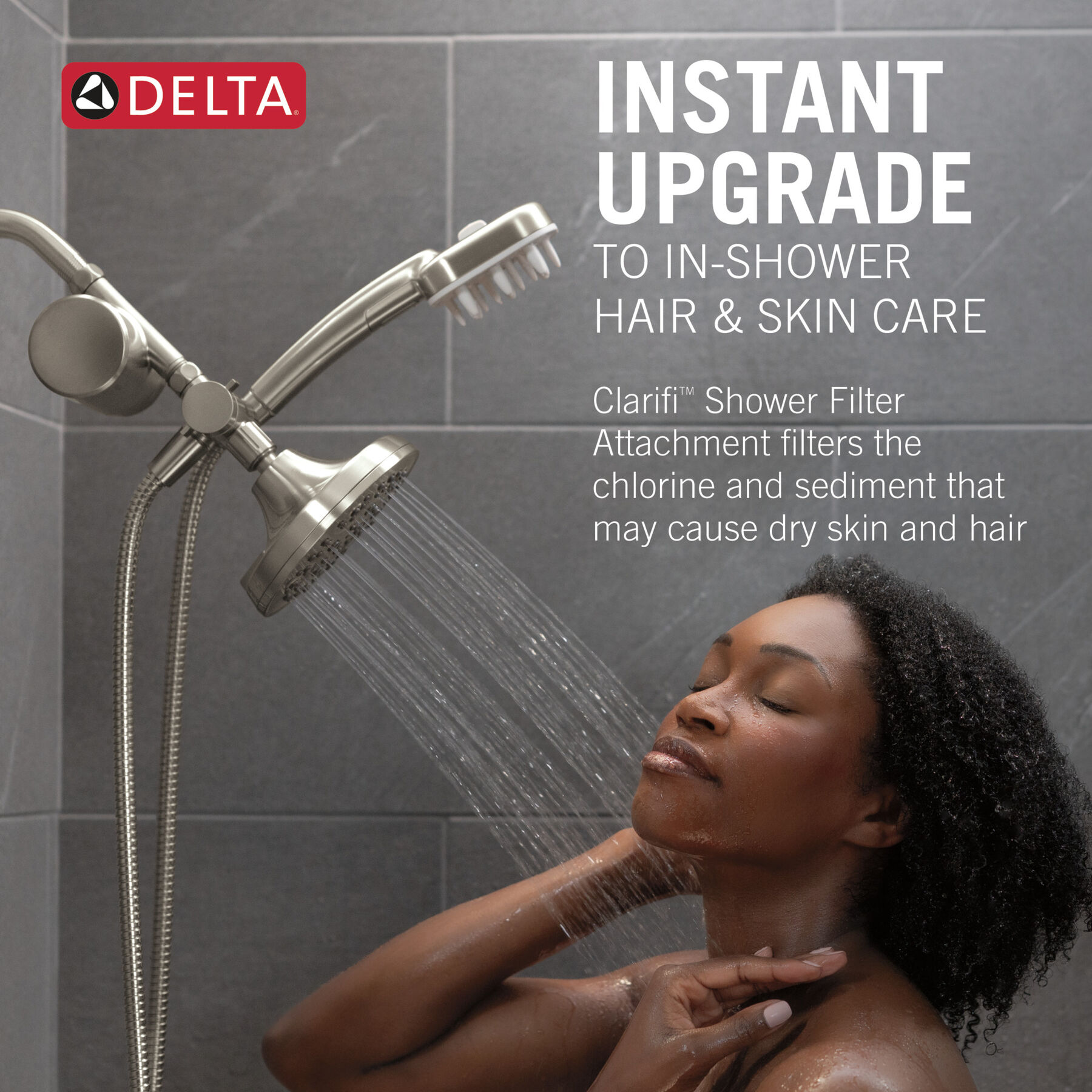 Detangling Hand Shower with 5- Setting Showerhead and Shower Filter Bundle, image 7