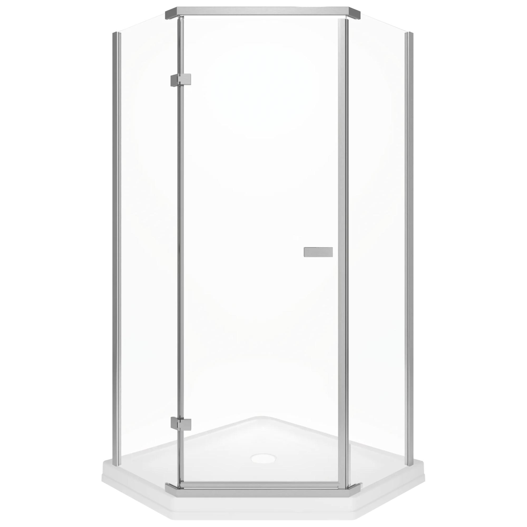 38" Frameless Neo Angle Shower Enclosure