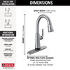 Single Handle Pull-Down Bar/Prep Faucet with Touch<sub>2</sub>O® Technology
