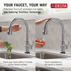 Touch<sub>2</sub>O® Technology Kitchen Faucet with Touchless Technology