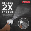 6-Setting Hand Shower with Cleaning Spray