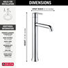 Vessel Bathroom Faucet 1L w/o Drain (Recertified)