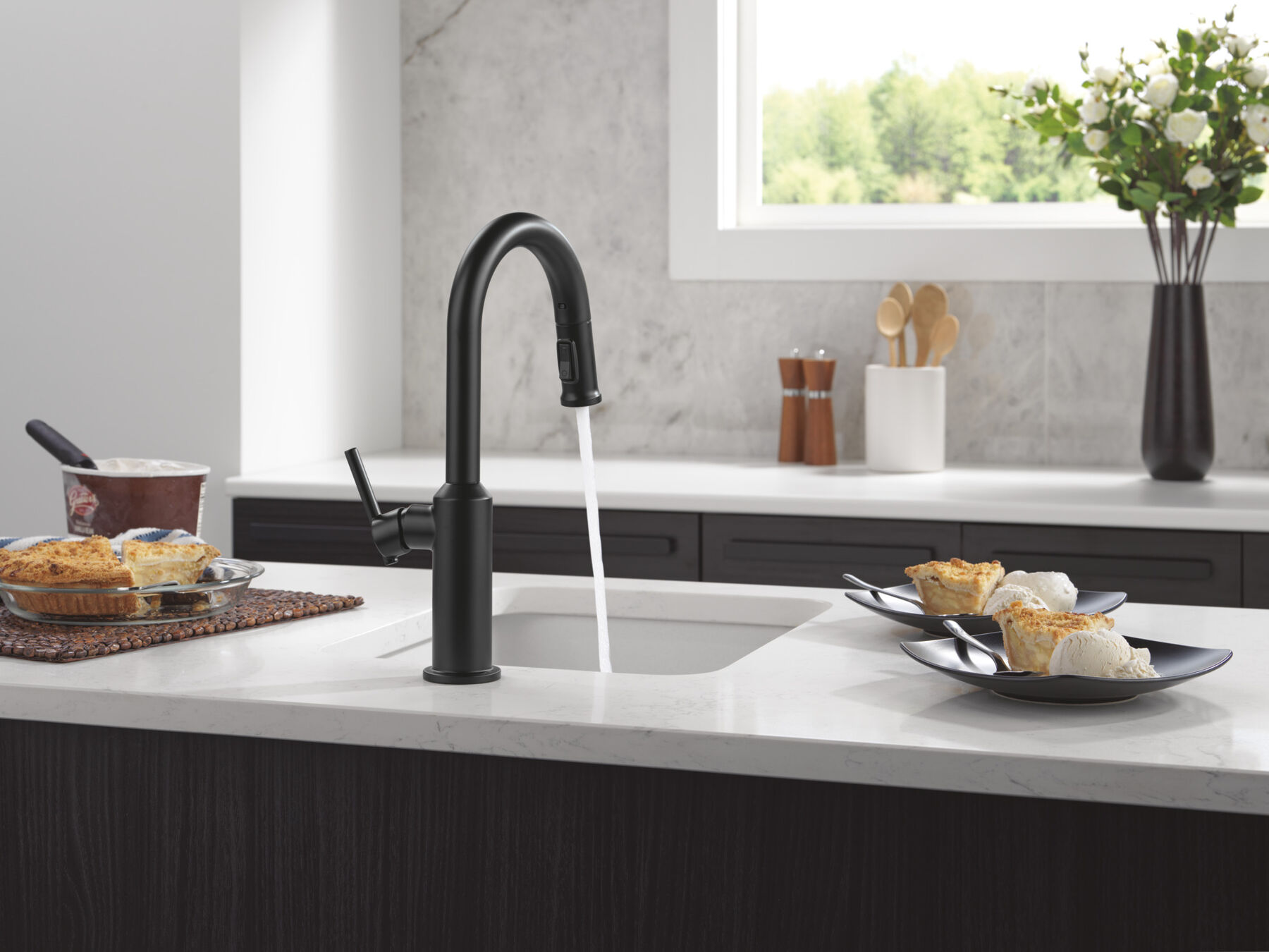 Single Handle Pull-Down Bar/Prep Faucet, image 6