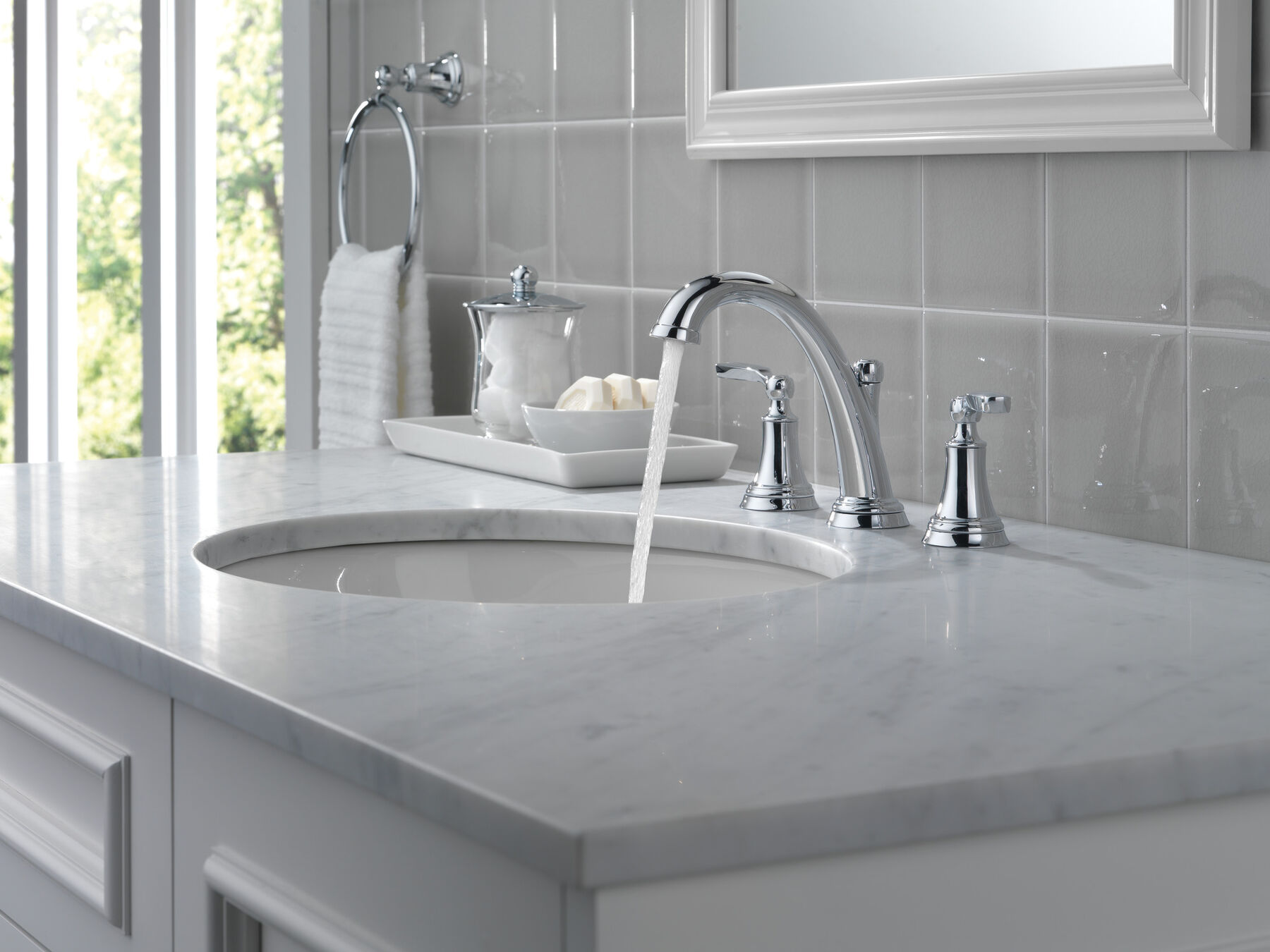 Two Handle Widespread Bathroom Faucet, image 3