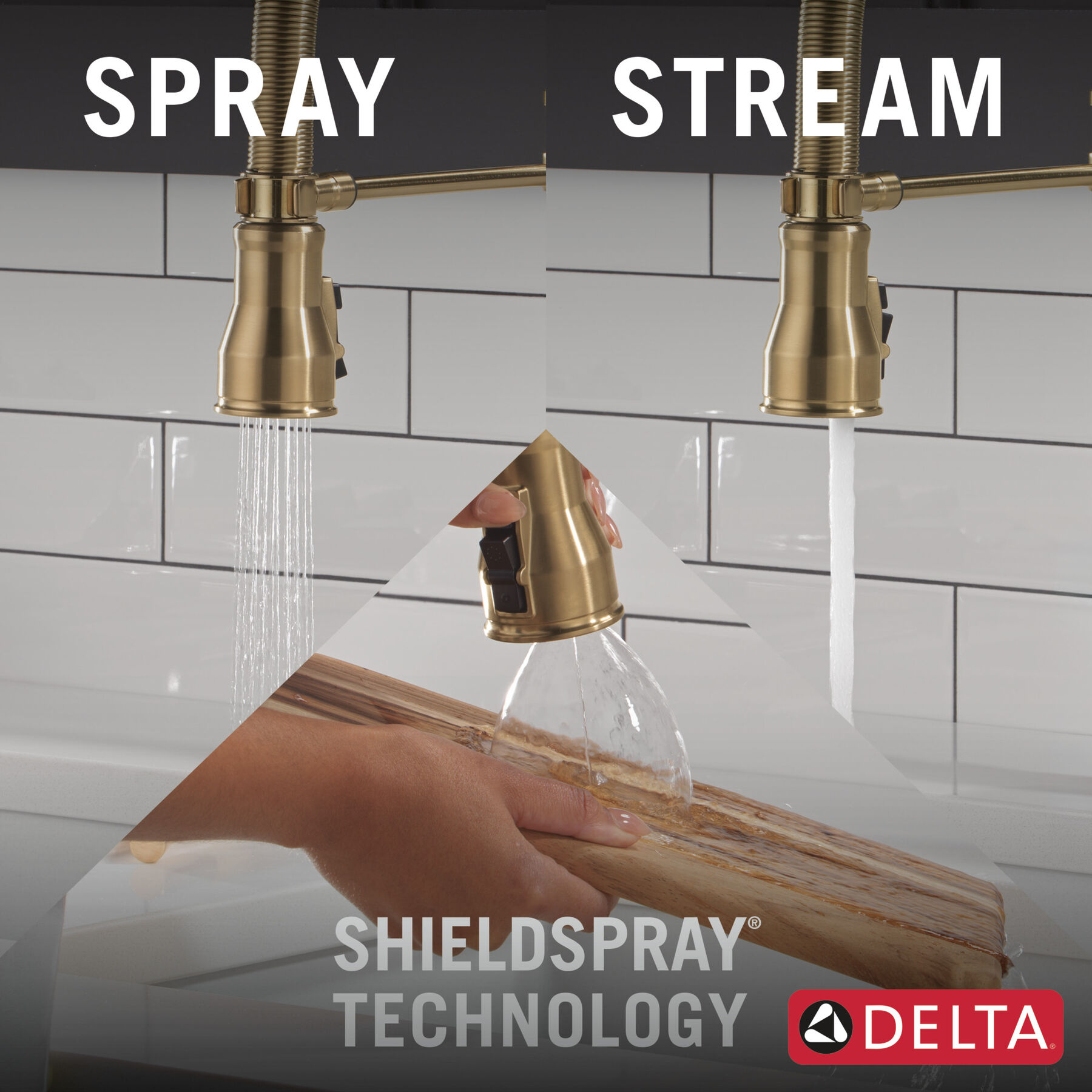 Single Handle Pull-Down Kitchen Faucet With Spring Spout, image 2