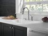 Single Handle Pull-Down Kitchen Faucet with Soap Dispenser