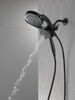 HydroRain® 4-Setting Two-in-One Shower Head (Recertified)
