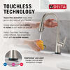Single Handle Pull-Down Touch<sub>2</sub>O® Technology Kitchen Faucet with Touchless Technology