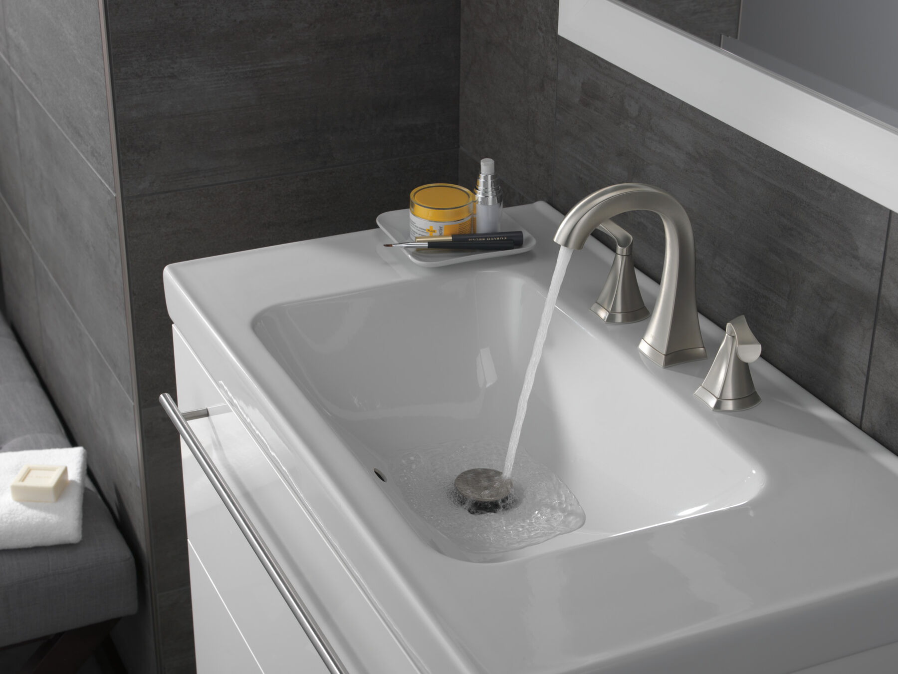 Two Handle Widespread Bathroom Faucet (Recertified), image 2
