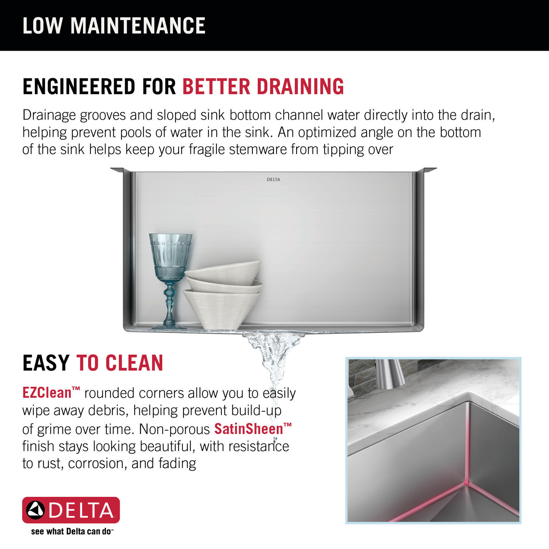 24” Undermount Stainless Steel Single Bowl Laundry Utility Kitchen Sink with Accessories, image 8