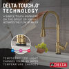 Touch<sub>2</sub>O® Technology Kitchen Faucet with Touchless Technology