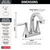 Two Handle Centerset Bathroom Faucet
