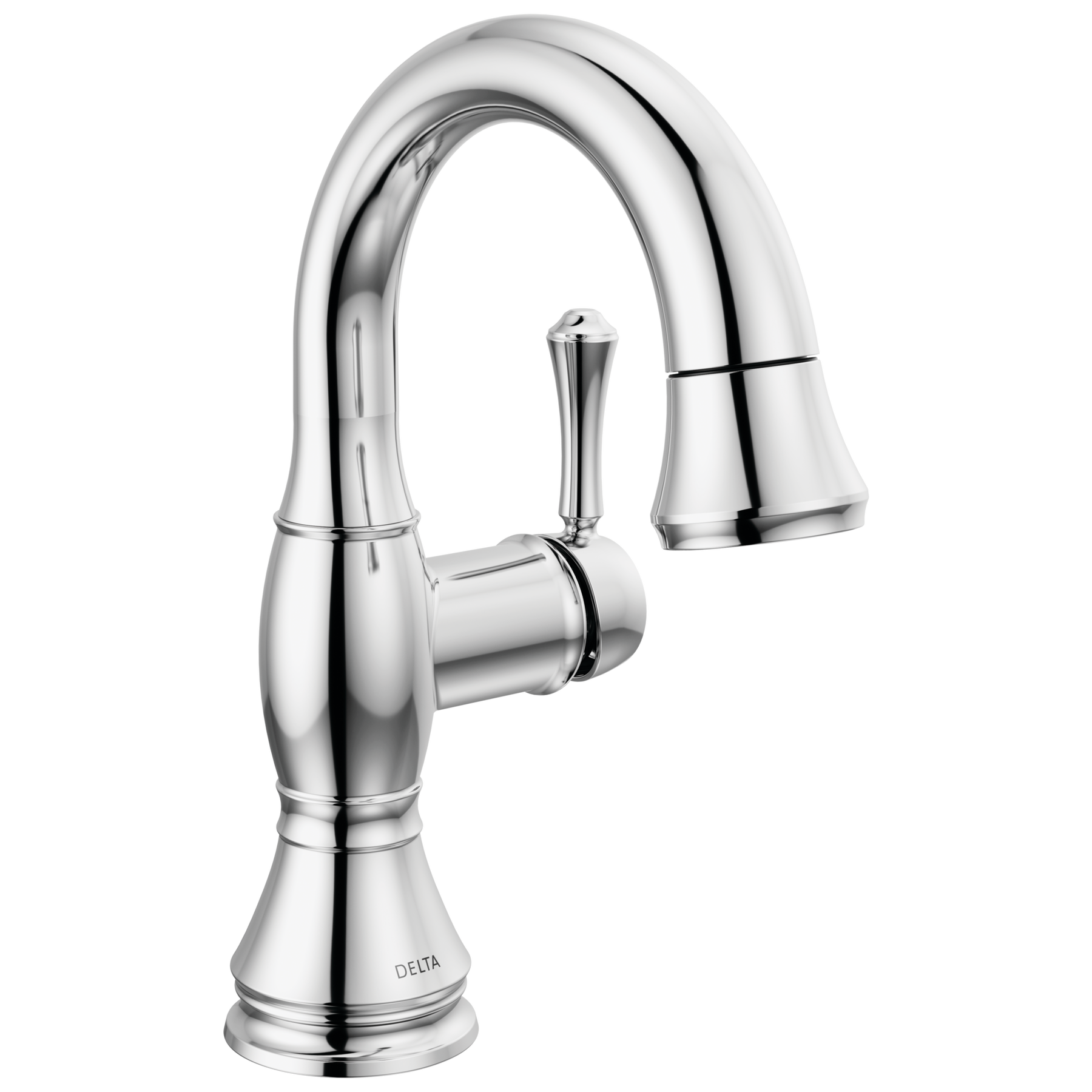 Single Handle Pull-Down Bathroom Faucet