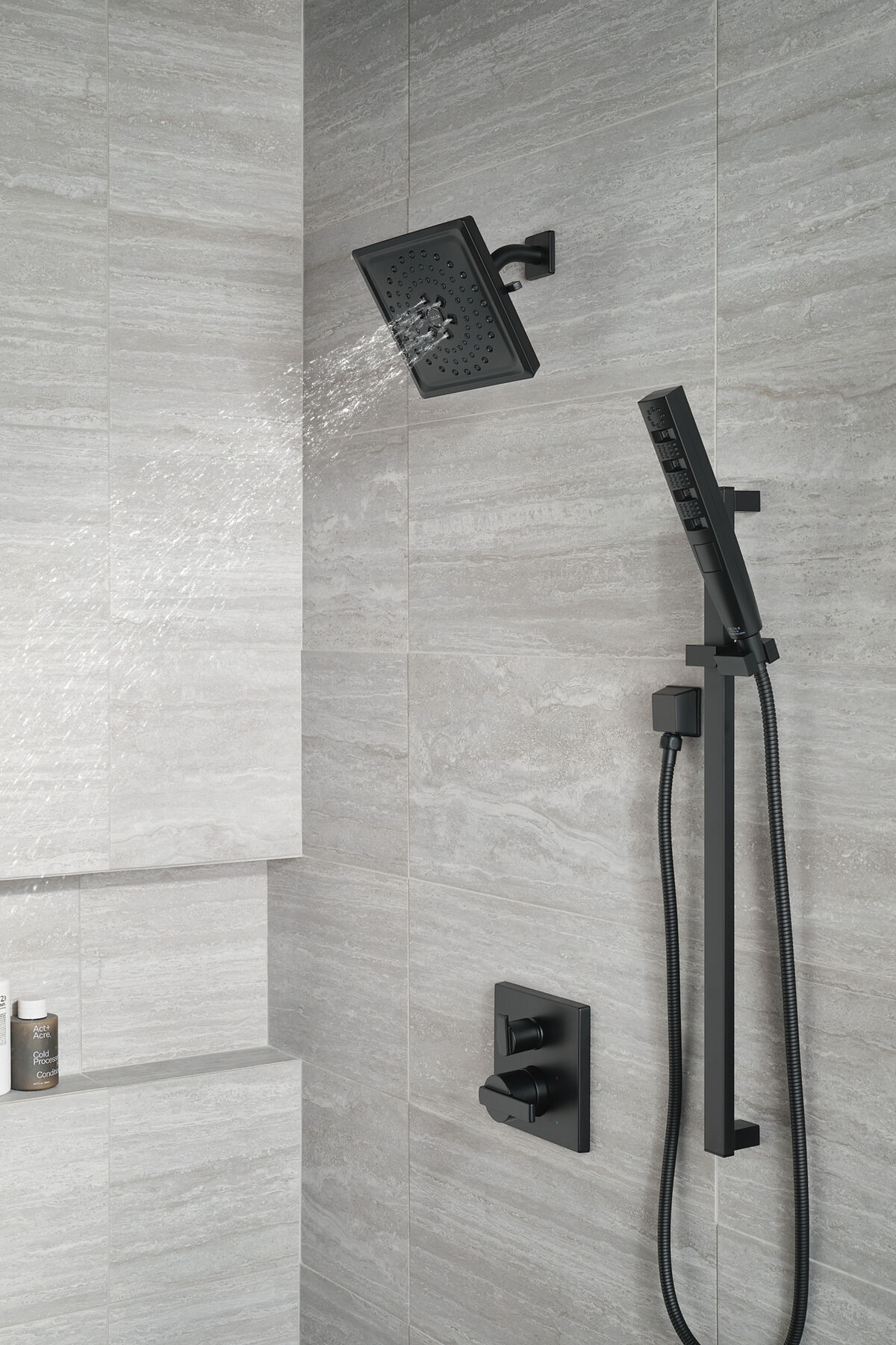 Angular Modern Monitor® 14 Series Valve Trim with 3-Setting Integrated Diverter, image 6