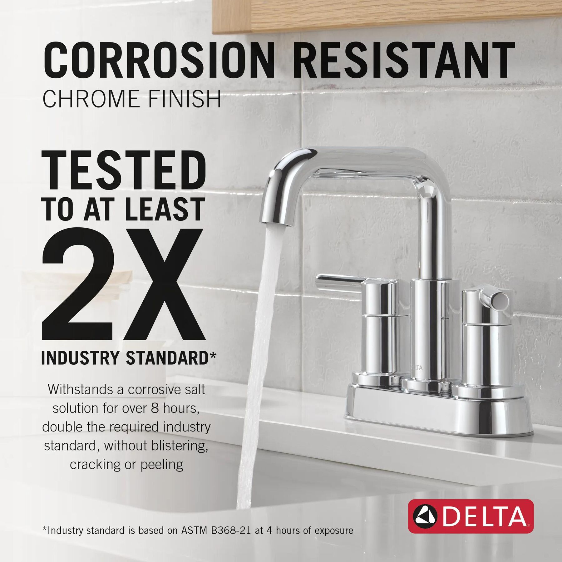 Two Handle Centerset Bathroom Faucet