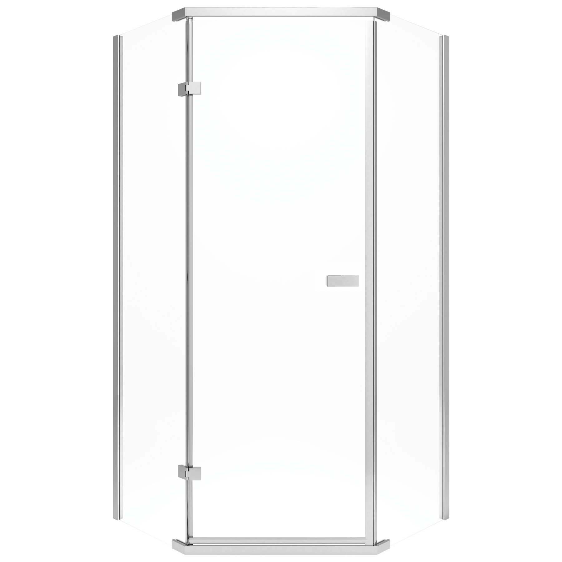 38" Frameless Neo Angle Shower Enclosure