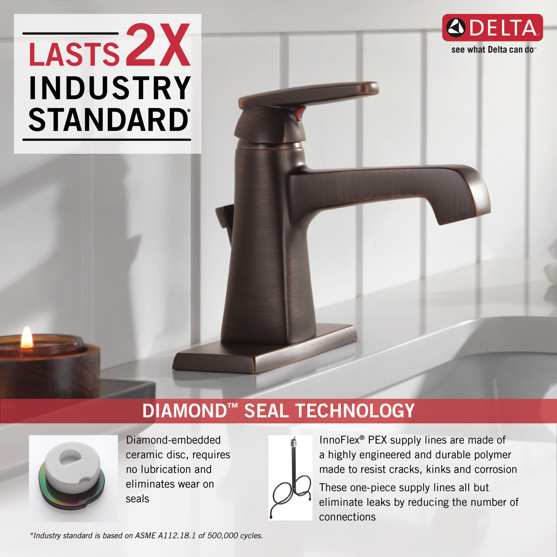 Single-Hole Bathroom Faucet (Recertified)
