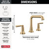 Two Handle Widespread Bathroom Faucet (Recertified)