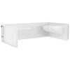 Procrylic Seated Shower Kit 60"x32" Left Drain