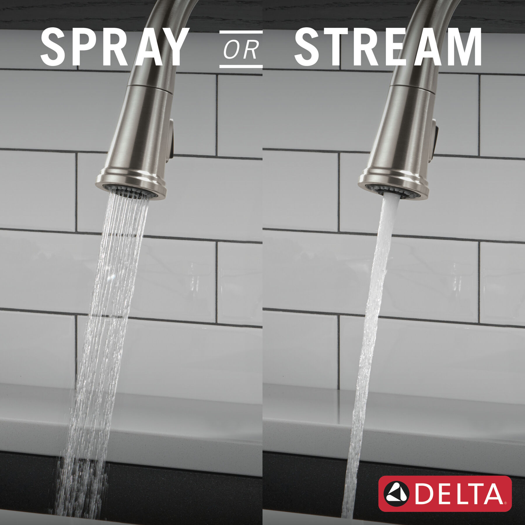 Single Handle Pull-Down Kitchen Faucet, image 4