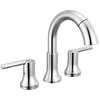 Two Handle Widespread Pull-Down Bathroom Faucet