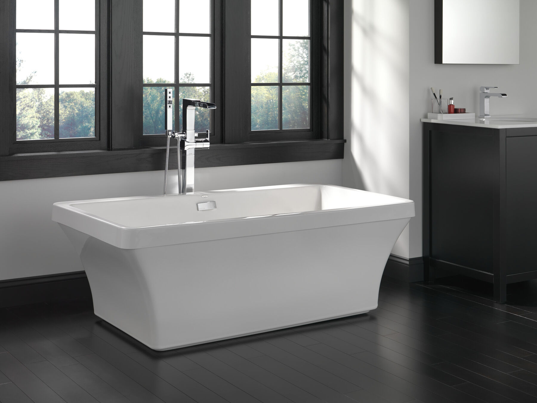 Single Handle Channel Bathroom Faucet, image 9
