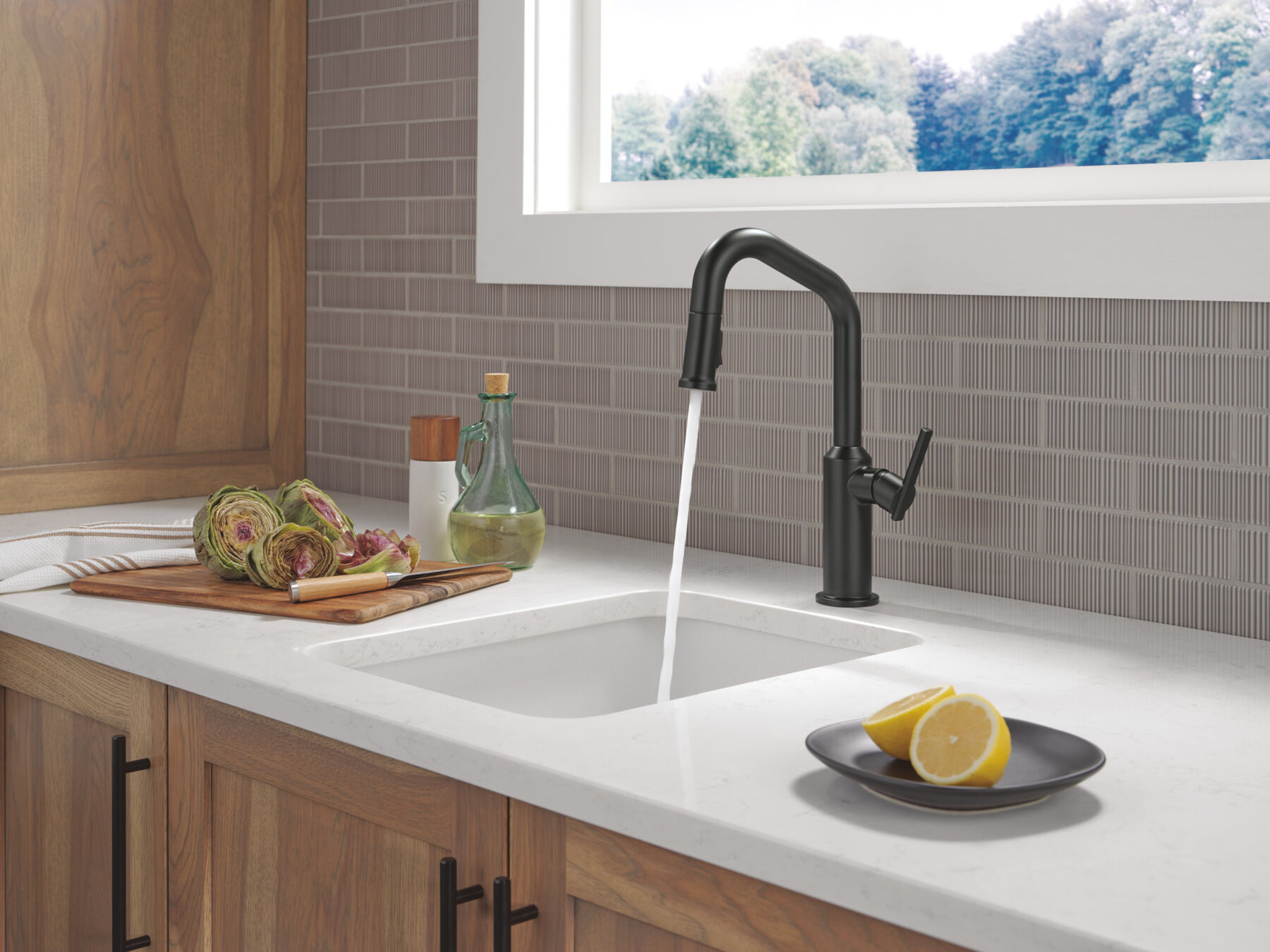 Single Handle Pull-Down Bar/Prep Faucet, image 4