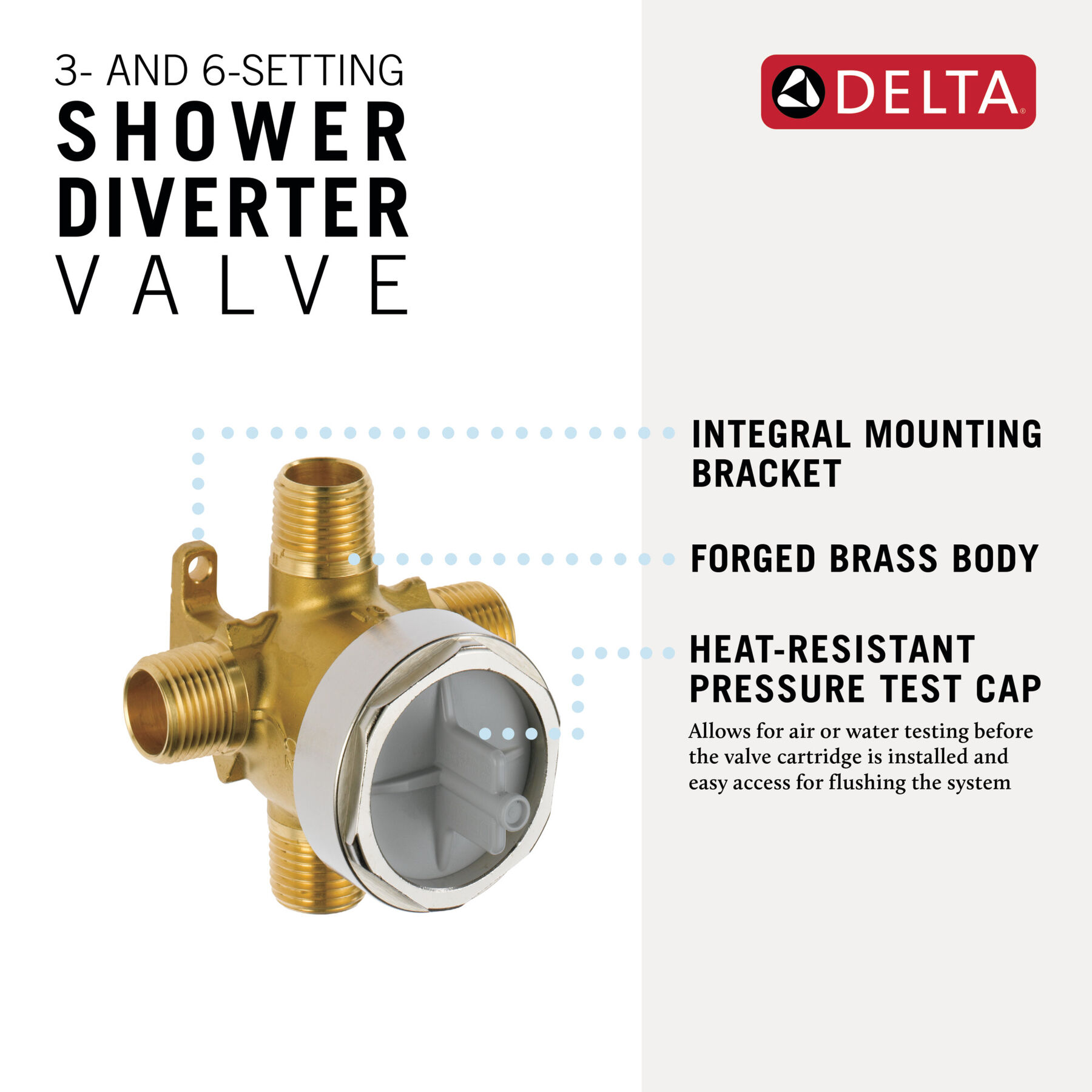 3- and 6-Setting Diverter Rough, image 1
