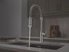 Single Handle Pull-Down Kitchen Faucet With Spring Spout