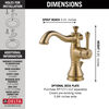 Single Handle Bathroom Faucet (Recertified)