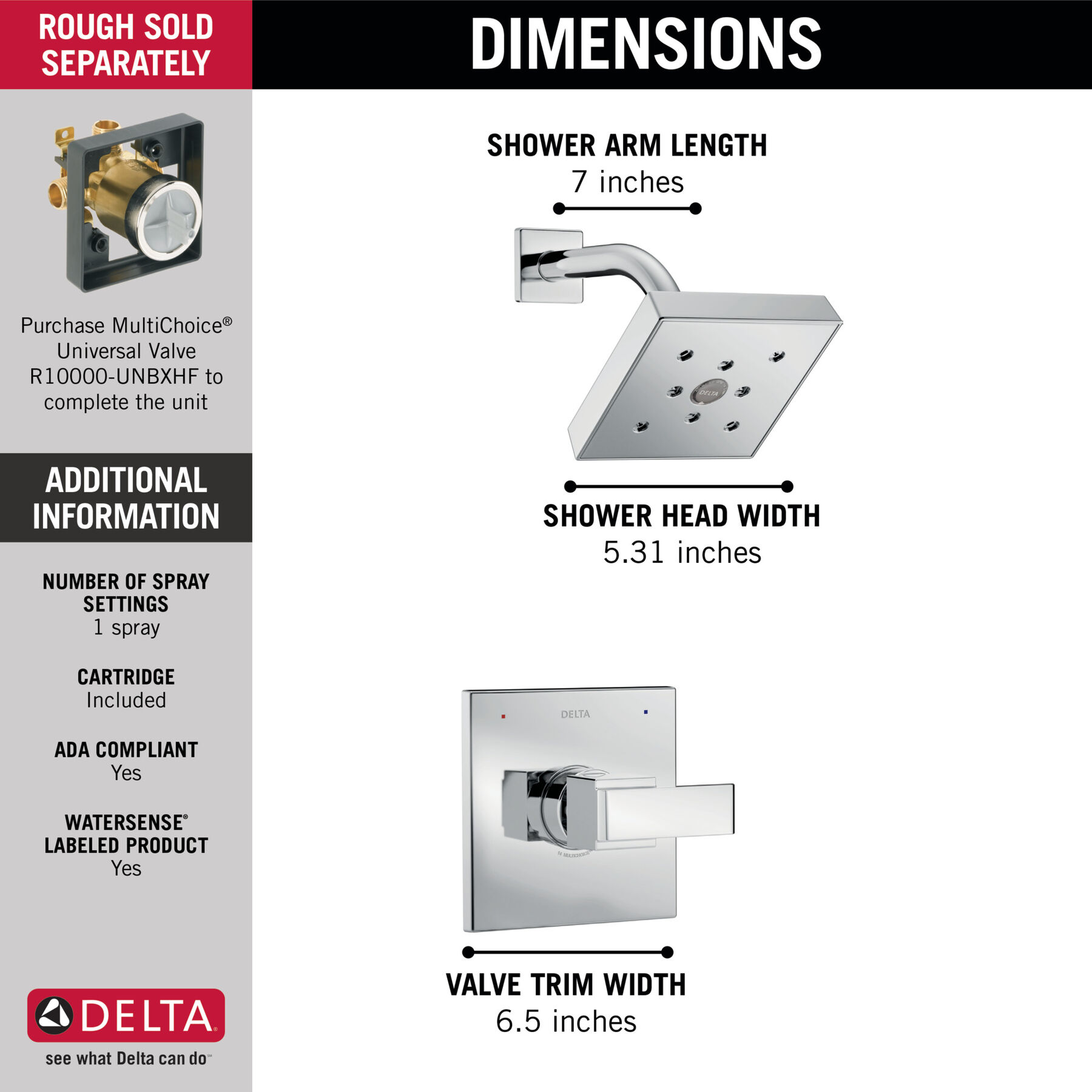 Monitor® 14 Series H<sub>2</sub>Okinetic® Shower Trim, image 2