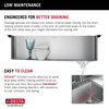 30&rdquo; Drop-In Undermount Stainless Steel Single Bowl Kitchen Sink with Accessories
