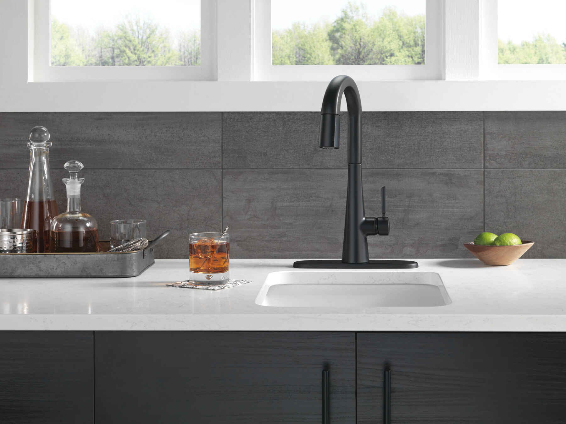 Single Handle Pull-Down Bar/Prep Faucet, image 5