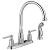 Two Handle Kitchen Faucet with Spray