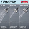 3-Setting Shower Head, 2-Pack