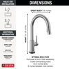 VoiceIQ® Kitchen Faucet with Touch<sub>2</sub>O® Technology with Touchless Technology