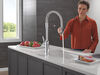 Single-Handle Pull-Down Spring Kitchen Faucet