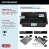 33” Granite Composite Workstation Kitchen Sink Drop-In Top Mount Single Bowl with WorkFlow™ Ledge and Accessories