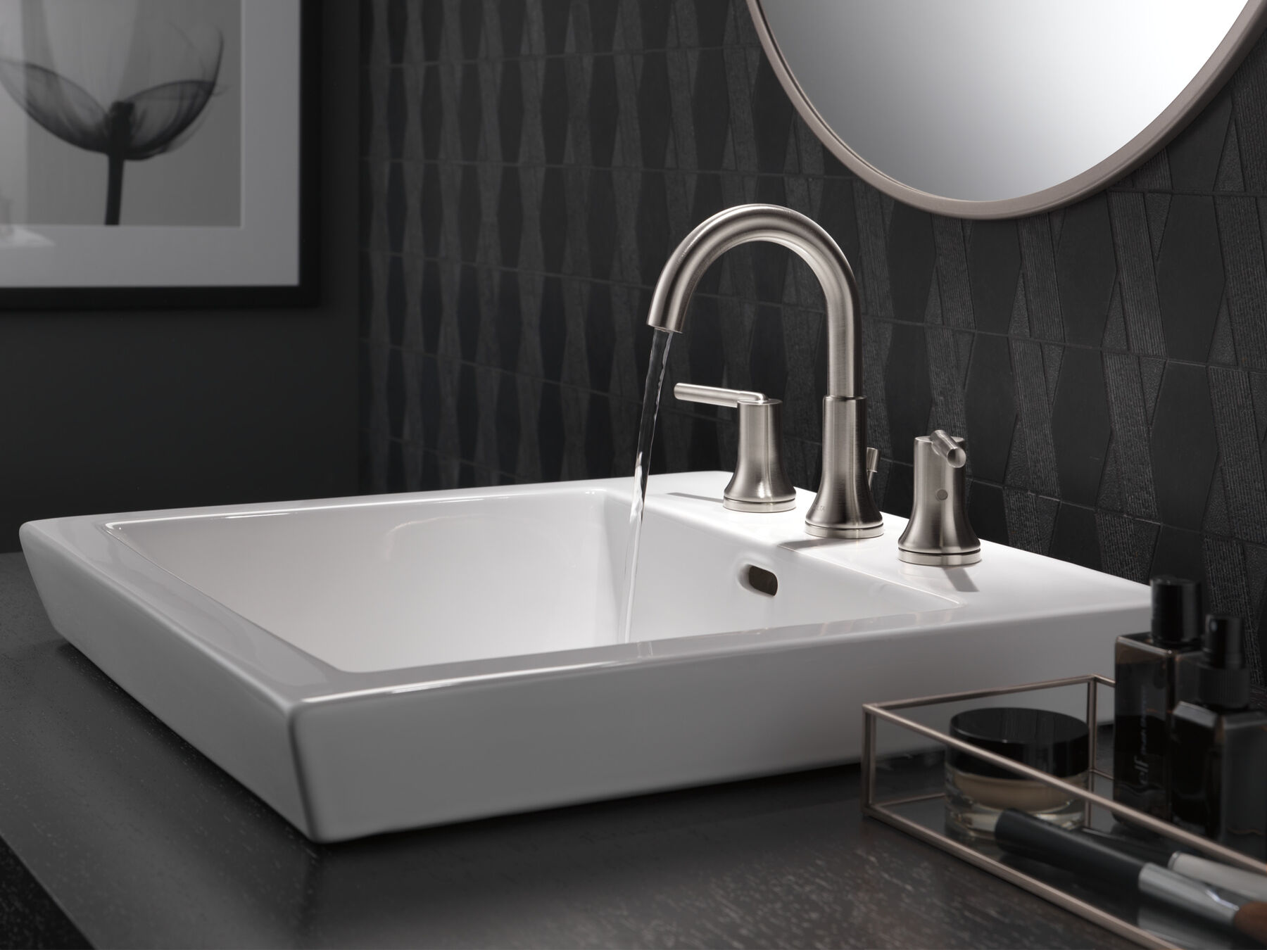 Two Handle Widespread Bathroom Faucet (Recertified), image 3