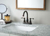 Two Handle Centerset Bathroom Faucet (Recertified)