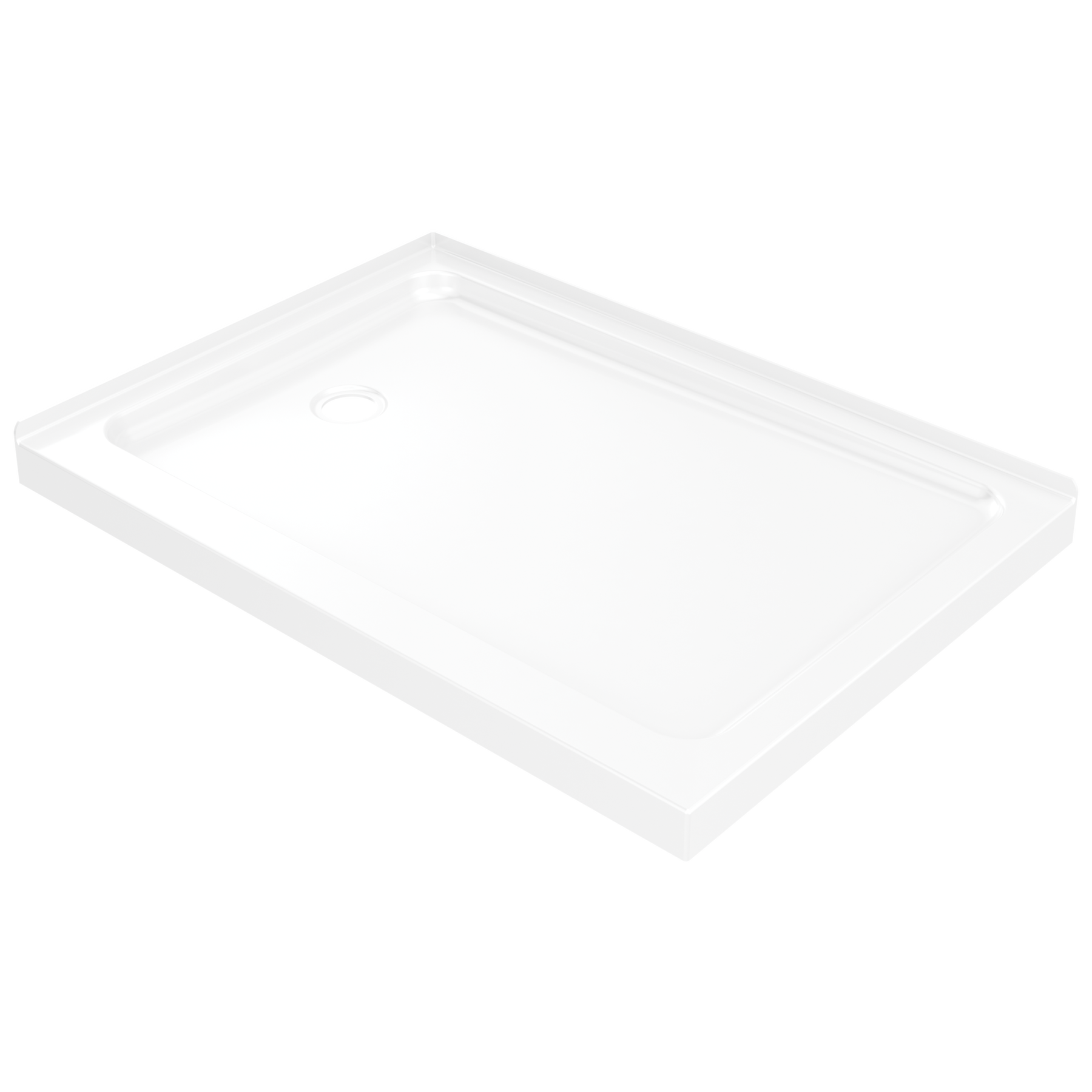 48”x34” Left Drain Corner Shower Base