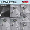 7-Setting Slide Bar Hand Shower with Cleaning Spray
