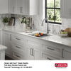 23” Workstation Undermount Single Bowl 16 Gauge Stainless Steel Kitchen Sink with WorkFlow™ Ledge and Accessories