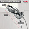 HydroRain® 4-Setting Two-in-One Shower Head