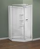 38" Frameless Neo Angle Shower Enclosure