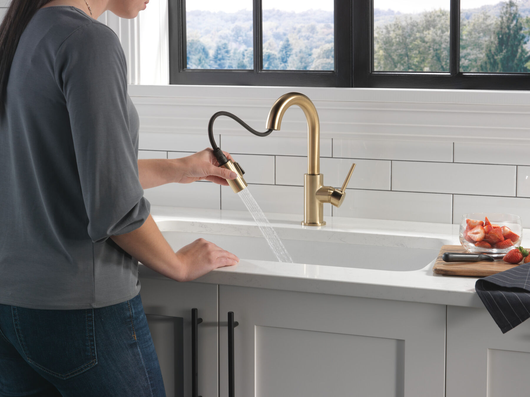 Single Handle Pull-Down Bar / Prep Faucet, image 3