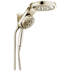 HydroRain® H<sub>2</sub>Okinetic® 5-Setting Two-in-One Shower Head (Recertified)