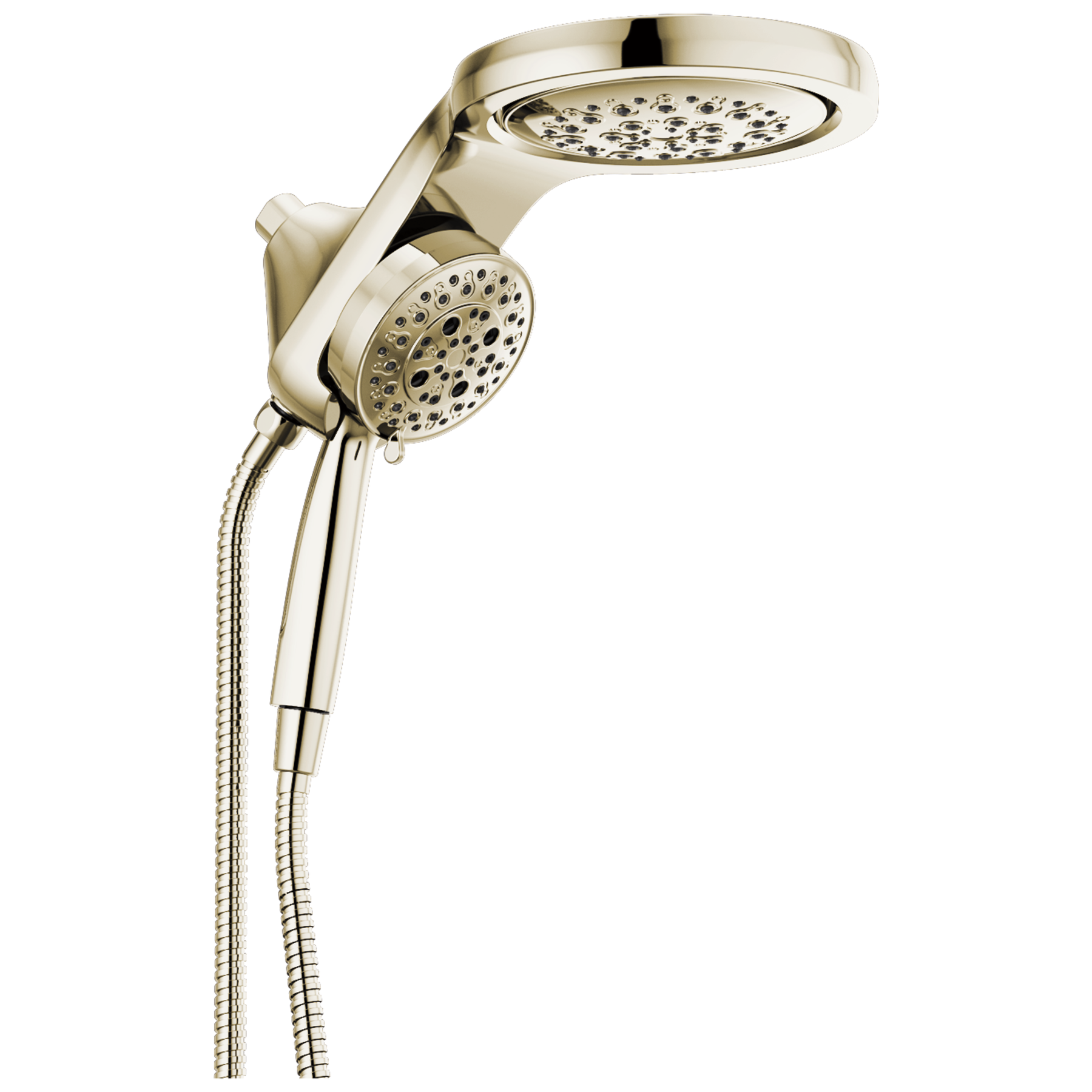 HydroRain® H<sub>2</sub>Okinetic® 5-Setting Two-in-One Shower Head (Recertified)